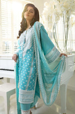 Load image into Gallery viewer, Embroidered Lawn Fancy 3 Piece Dress
